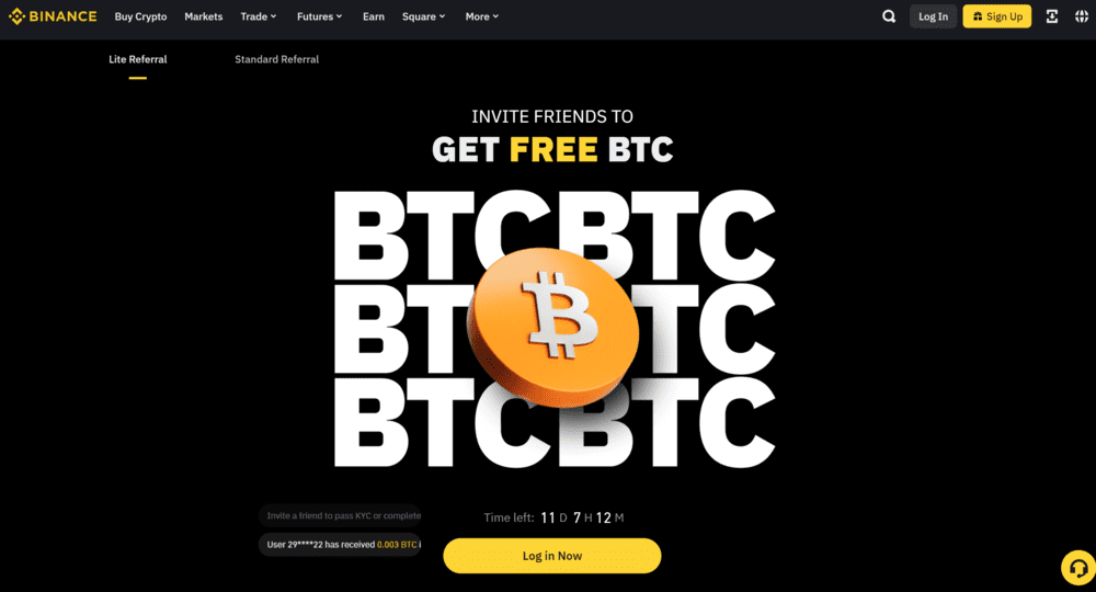 Earn crypto for free